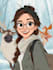 draw a disney style cartoon