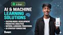create custom ai powered web application with deploymen , ml and dl model train