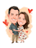 draw your couple caricature