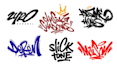 create custom handstyle lettering logo in street art style