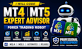 code mt4 mt5 expert advisor, using mql4 mql5 forex trading robot