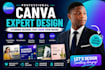 create high quality canva posts, flyers, and branding