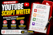 create a professional youtube script for your channel growth