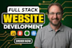build a professional full stack website as your custom web developer