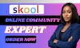 setup skool online community setup skool online course skool community manager