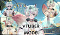 design live2d model anime 2d vtuber model 3d vtuber rigging custom vtuber model