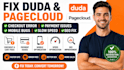 fix duda pagecloud checkout error bug mobile issue slow speed payment seo