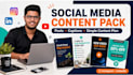 design social media posts with engaging captions