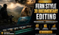 3d animation and video editing in fern style documentary
