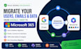 transfer your users emails data from google imap to microsoft 365 seamless