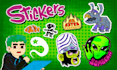 draw fun custom stickers in cartoon style