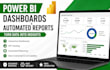 create power bi dashboard, tableau, automated reports for data visualization
