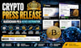 distribute crypto press release on news sites