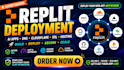 build and deploy replit ai app with dns and aws cloudflare setup