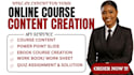create online course content, course curriculum, online course creation
