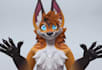 vrchat furry avatar custom 3d model facial feature unity PC quest compatible vrm