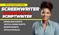 write movie script screenplay film script screenwriting short film comedy script