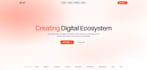 responsive landing page or website using react and tailwind