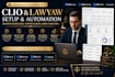 setup clio manage clio grow lawyaw client intake automation