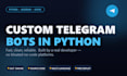 create a custom telegram bot