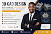 do 3d cad modelling mechanical  design injection mold product design simulation