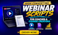 write a high converting webinar script for coaches and course creators