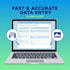 do fast and accurate data entry, excel data entry, pdf to excel