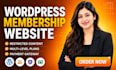create membership website with subscription system wordpress expert