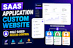 do custom website development, business website, software, full stack dev