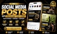 design professional social media posts and captions