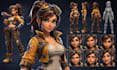 create unique character model design