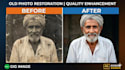 convert old torn images into 4k quality