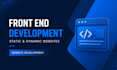 be your front end web developer for website development