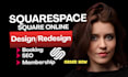 design squarespace redesign square online printful squarespace development seo