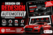 design or redesign automotive wordpress website
