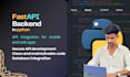 develop scalable python fastapi backend and fastapi rest api