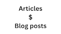 write articles and blog posts