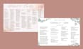 create a minimalist design for seating chart