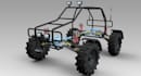 precise 3d cad modeling vehicle,chassis models, off road rig,engineering project