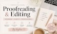 professionally proofread and fix grammar in your document