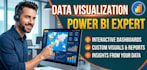 create power bi dashboards, reports, and data visualization