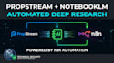 google notebooklm, propstream ai automation with n8n API integration