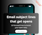 write 10 high converting email subject lines