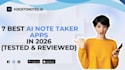 develop ai note taker app, ai note tracker app, ai remainder app