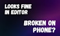 fix broken unity UI, buttons, and layout issues