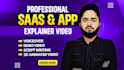 create animated explainer or demo video for saas, websites, apps, and products