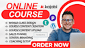 setup create upload online course on teachable skool kajabi thinkific teachable