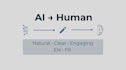 rewrite ai content into natural human writing