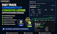 fast track coinmarketcap coingecko listing crypto exchange approval