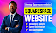build squarespace website develop squarespace website development
